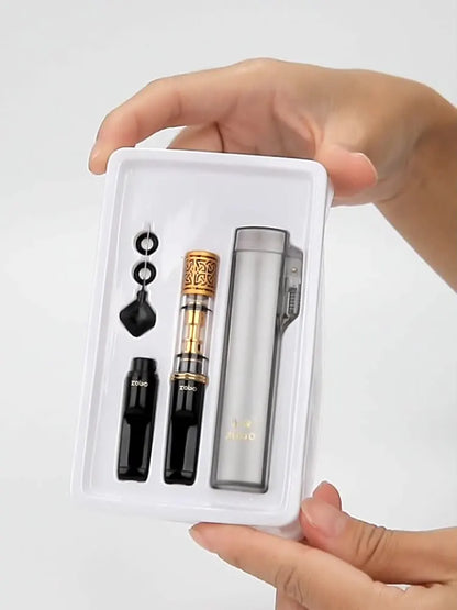 Zobo-Cigarette Holder فلتر سجائر معدني بتقنية الميكروبور – فلترة فعالة وأناقة في الاستخدام